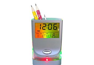 七彩萬(wàn)年歷筆筒 發(fā)光產(chǎn)品 七彩筆筒,萬(wàn)年歷筆筒價(jià)格 廠家 圖片